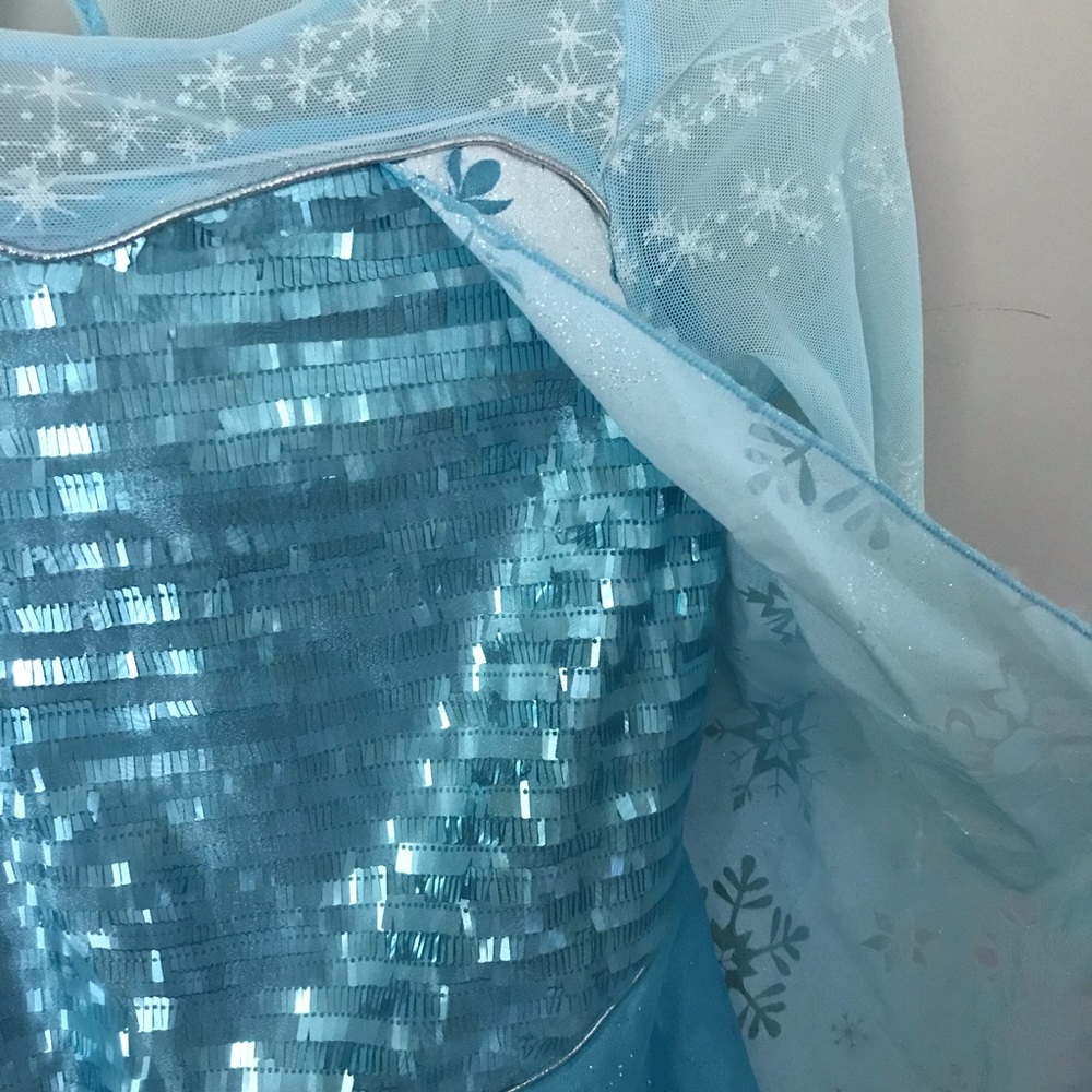 SOLD: Frozen Elsa Dress Costume Girls 7/8 - Picture 6 of 8